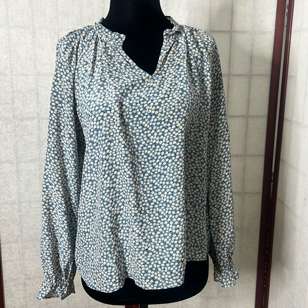 MADEWELL SILK BLOUSE SIZE XS